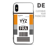 DE Condor Thomas Cook  color Baggage Ticket design perfect for aviation geeks crew pilot apple iphone huawei samsung xiaomi
